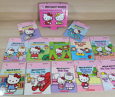 Hello Kitty Sight Words 12 Book Reading Program 2015 Sanrio Early Reader Set