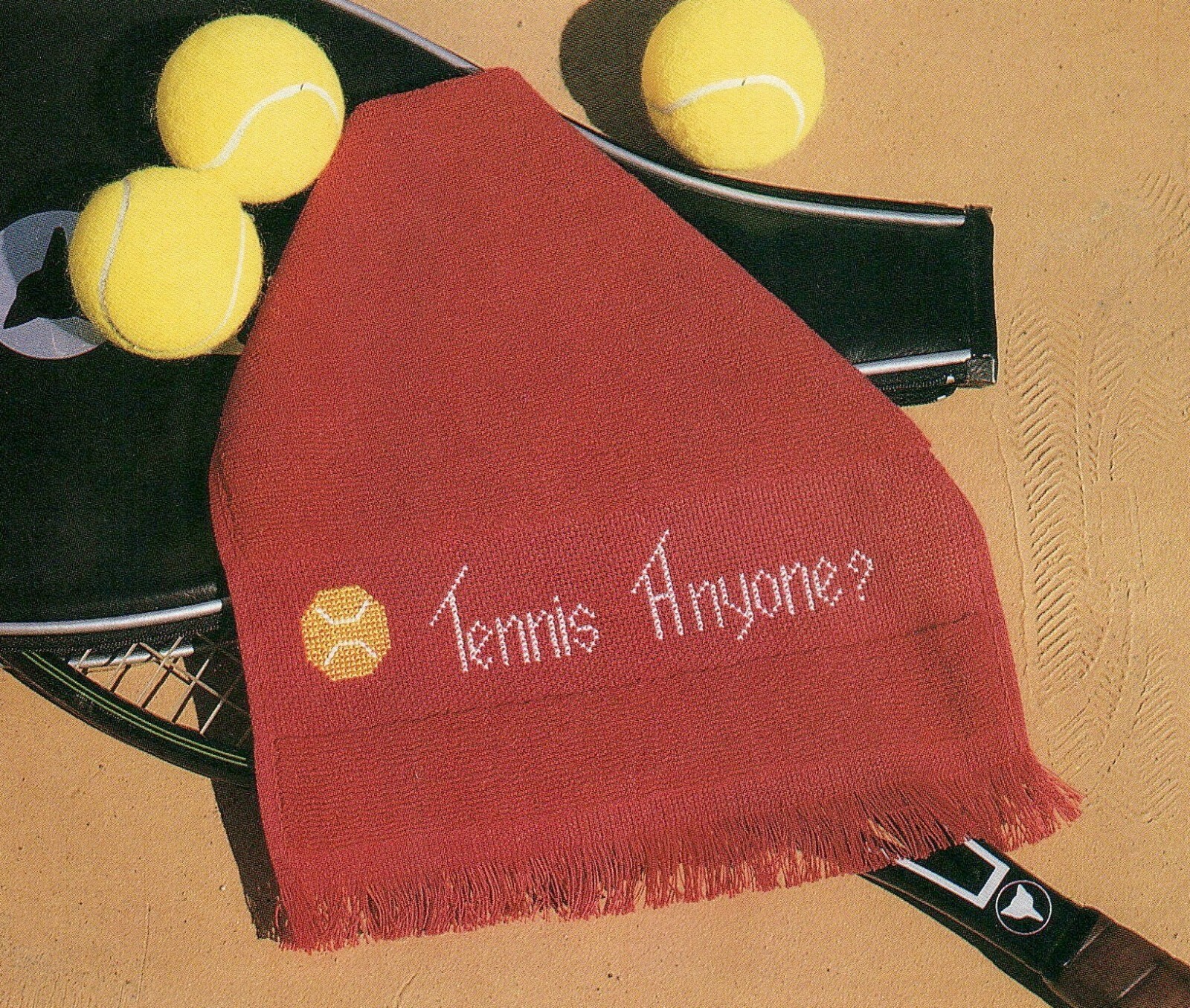 S Tennis Golf Fast Personal Gift Caddy X-stitch Pattern Only