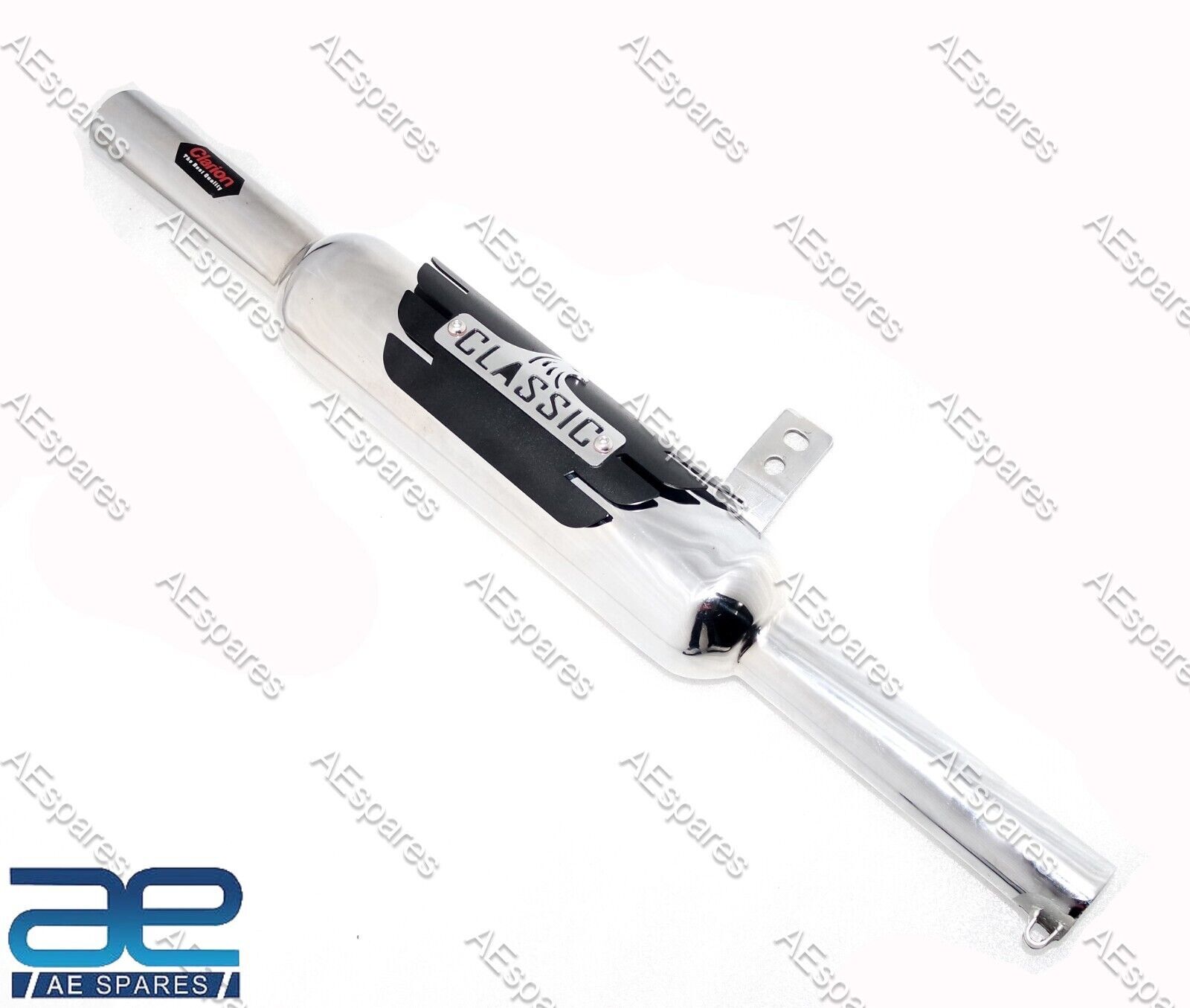 Exhaust Silencer Steel Chrome For Royal Enfield  New Classic Reborn 350 