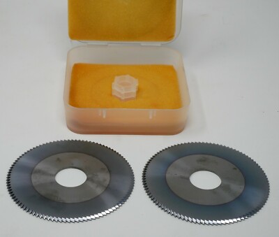 Midwest Accurate Grinding 1153-11A 4'' 45° Points Accu-Systems V-Score Blades 2ea