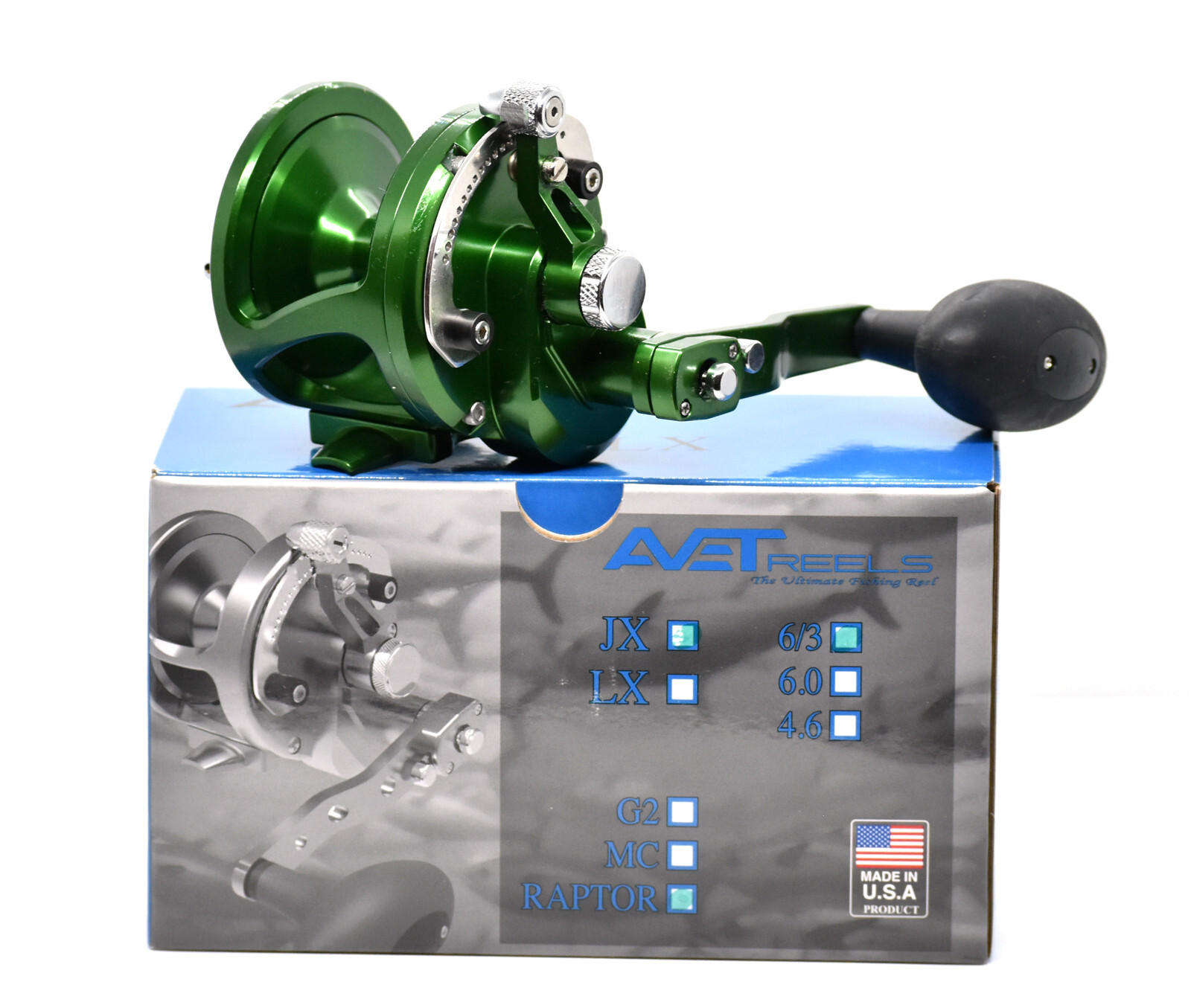 アベット JX6.0 MCキャスト 希少旧モデル AVET REEL SXJ6/4 RAPTOR 左