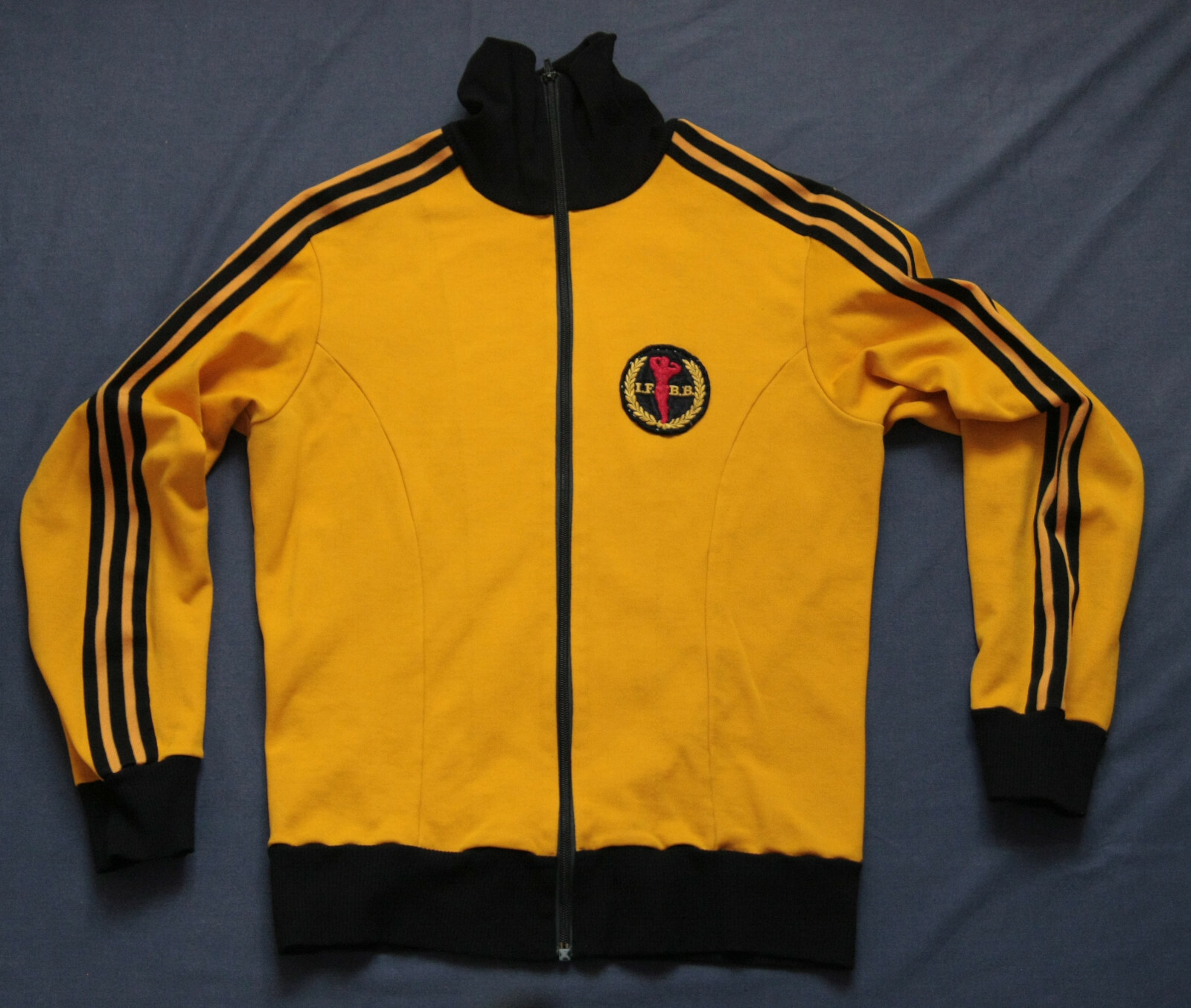 80s old adidas track jacketトレフォイル 70-80s Vintage adidas Track Jacket Model First