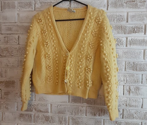VINTAGE - ▪️40‘s【LANGA】VINTAGE CARDIGAN Vintage J.G.Hook Cardigan Hob-Knob Romantic sz L Read | eBay