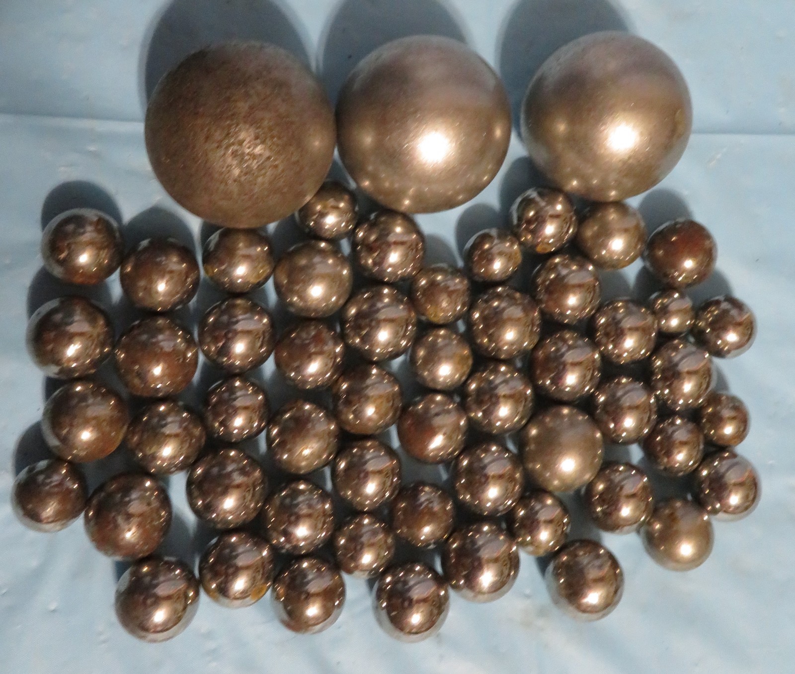 50+Mixed Lot Vintage Industrial Machine Age Steel Solid Balls Steampunk Art Lamp