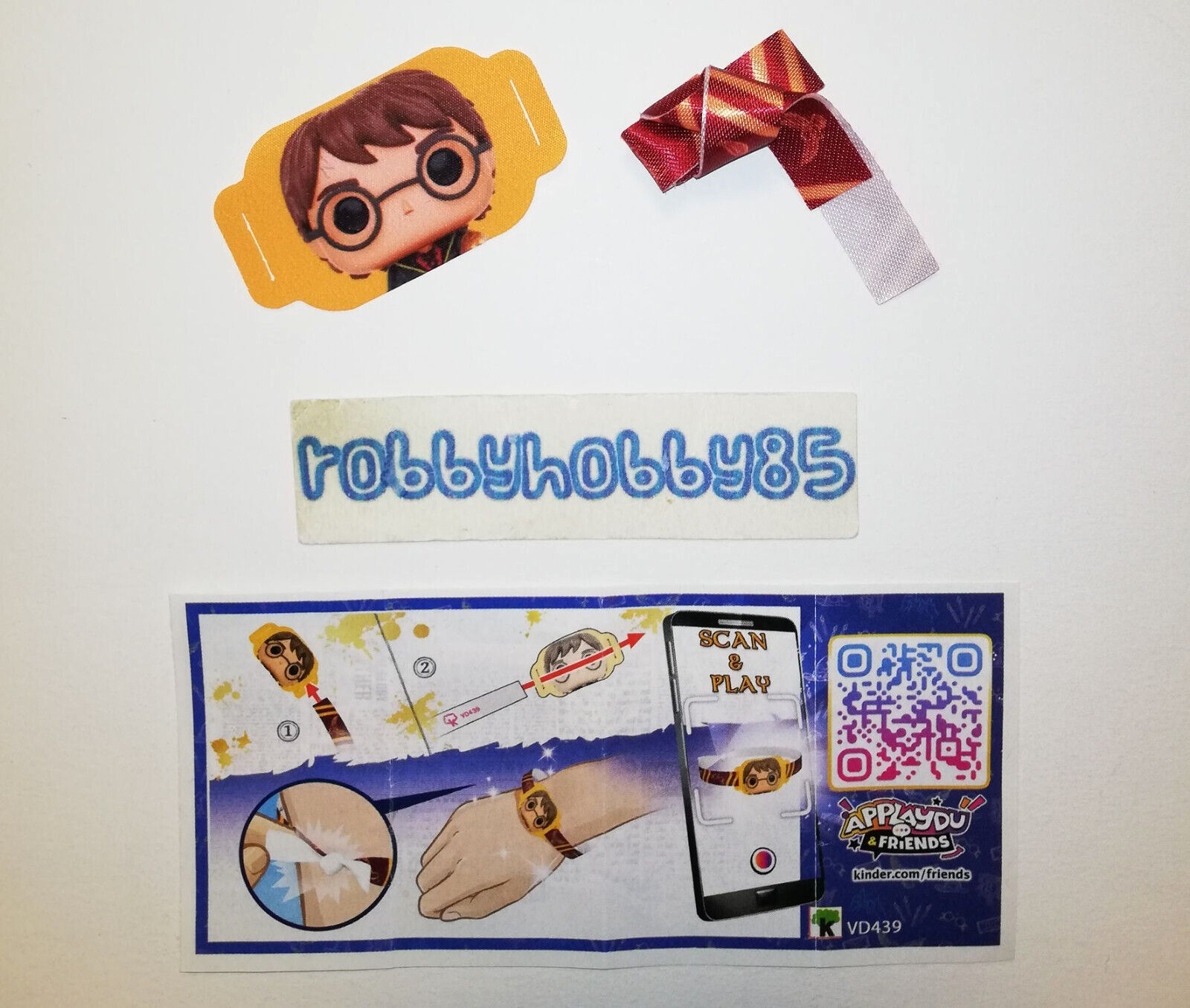 ハリー・ポッター funko+グッズ VD439 BRACCIALE HARRY POTTER + BPZ KINDER JOY ITALIA 2023