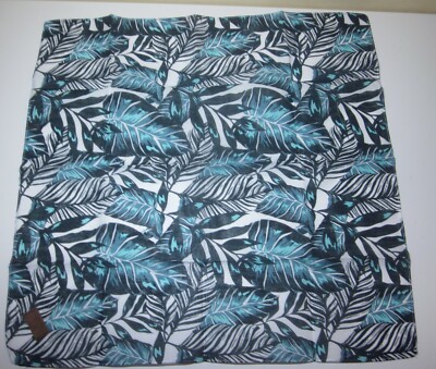 P.A.W.Z. PET BANDANA SCARF DOG TEAL NEW! ONE SIZE PALMS PATTERN 21'' X 21''