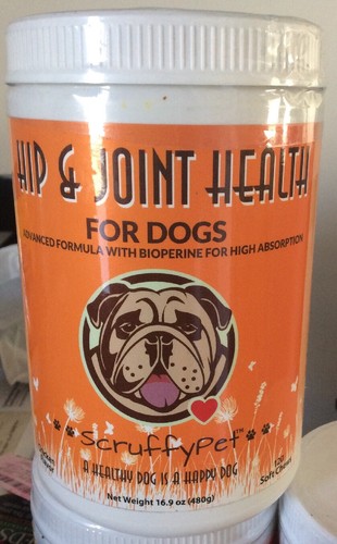 ScruffyPet High Absorption Hip And Joint Health Supplement For Dogs - 120 Soft