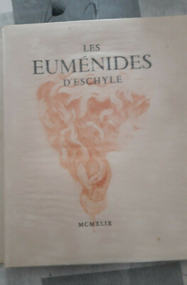 1949*ESCHYLE*LES EUMENIDES*Illustré par F. HERTENBERGER*N°347/350 SUR LANA