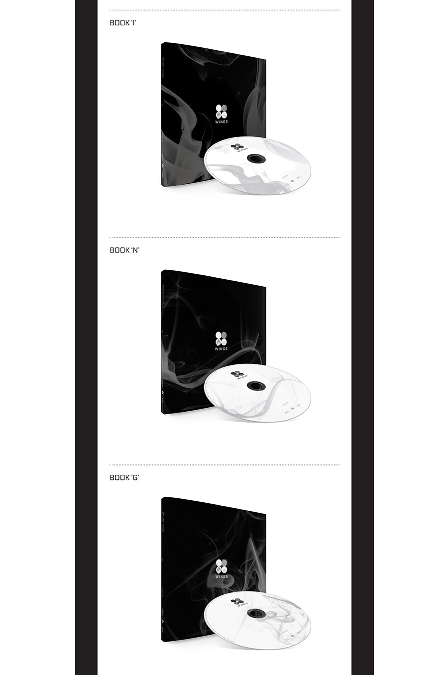 BTS ウィングソウルコン　激レアフォトブック BTS 2nd Album - Wings [ W ver. ] CD + Photobook + Photocard