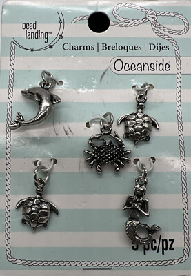 Bead Landing Charms Oceanside 5 piece NIB