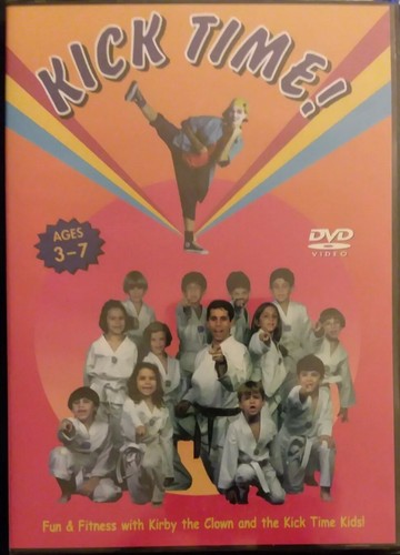 Kick Time! DVD Fun & Fitness w/Kirby Clown & KickTime Kids Karate
