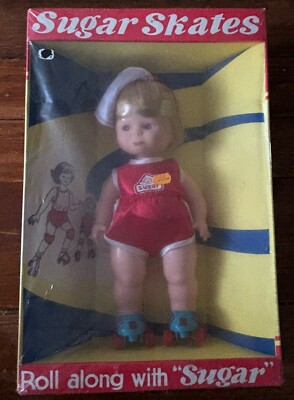 Vtg Sugar Skates Doll Roll Along with Sugar - Mint
