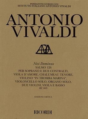 Nisi Dominus Rv803: Critical Edition Score (English) Paperback Book