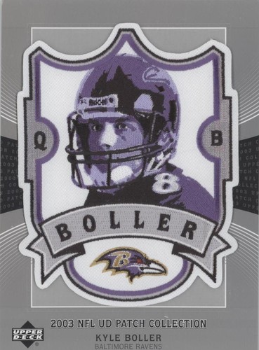 2003 Upper Deck UD Patch Collection Kyle Boller #KB