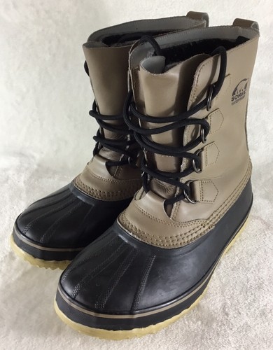 SOREL 1964 PAC T 【Brown/Brun】 Sorel Men's Waterproof 1964 PAC Dark Brown Snow Boot Size