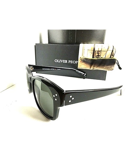 Pre-owned Oliver Peoples Brand Polarized  Jannsson 51mm Black Men's Sunglasses
