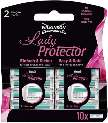 Wilkinson Sword Lady Protector Rasierklingen für Damen Rasierer,1 x 10 Stück