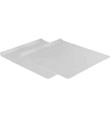T-fal AirBake Natural Aluminum Cookie Sheet, 14'' x 16'', Silver, Pack of 2