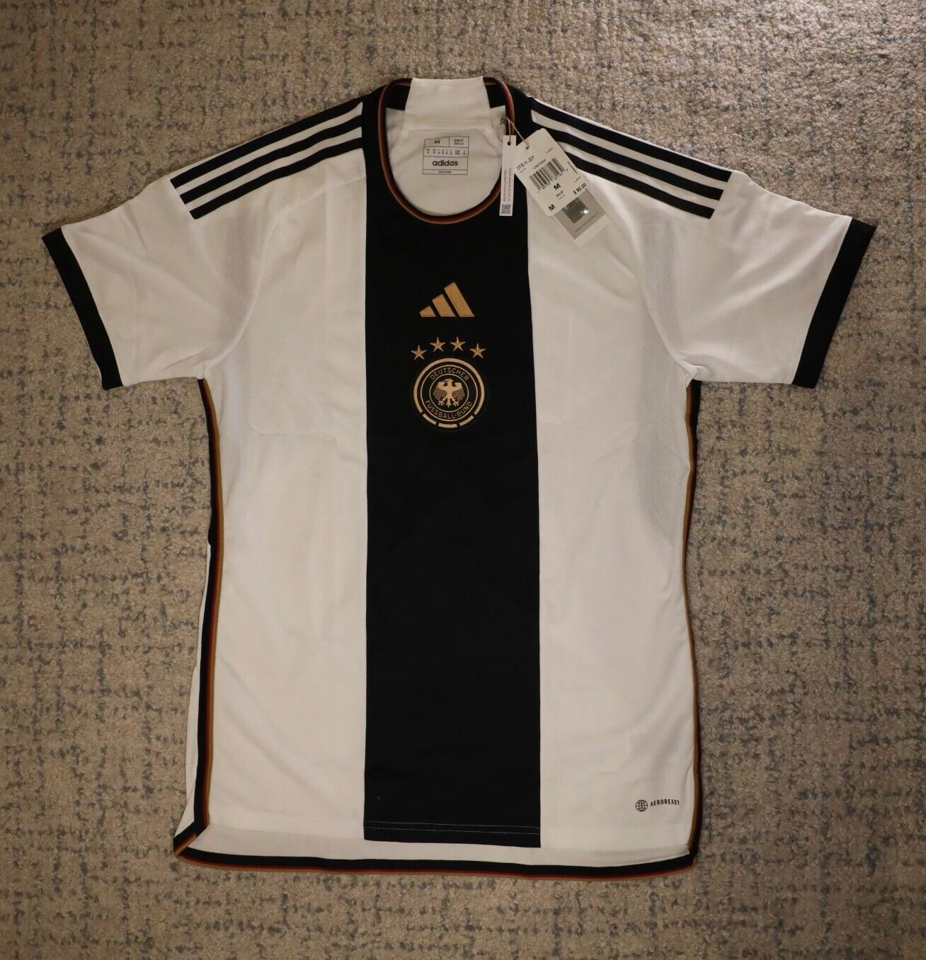 Germany 2022/23 Adidas Home Soccer Jersey - Men's Medium Germany 2022/23 Adidas Home Soccer Jersey - Men's Medium