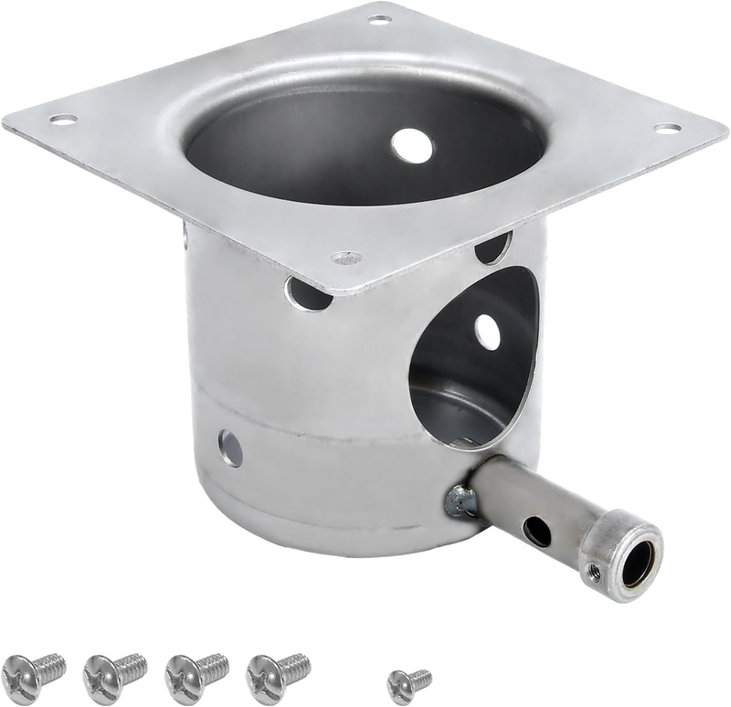 Burn Pot Stainless Steel for Traeger Pit Boss Pellet Grill W/Screws