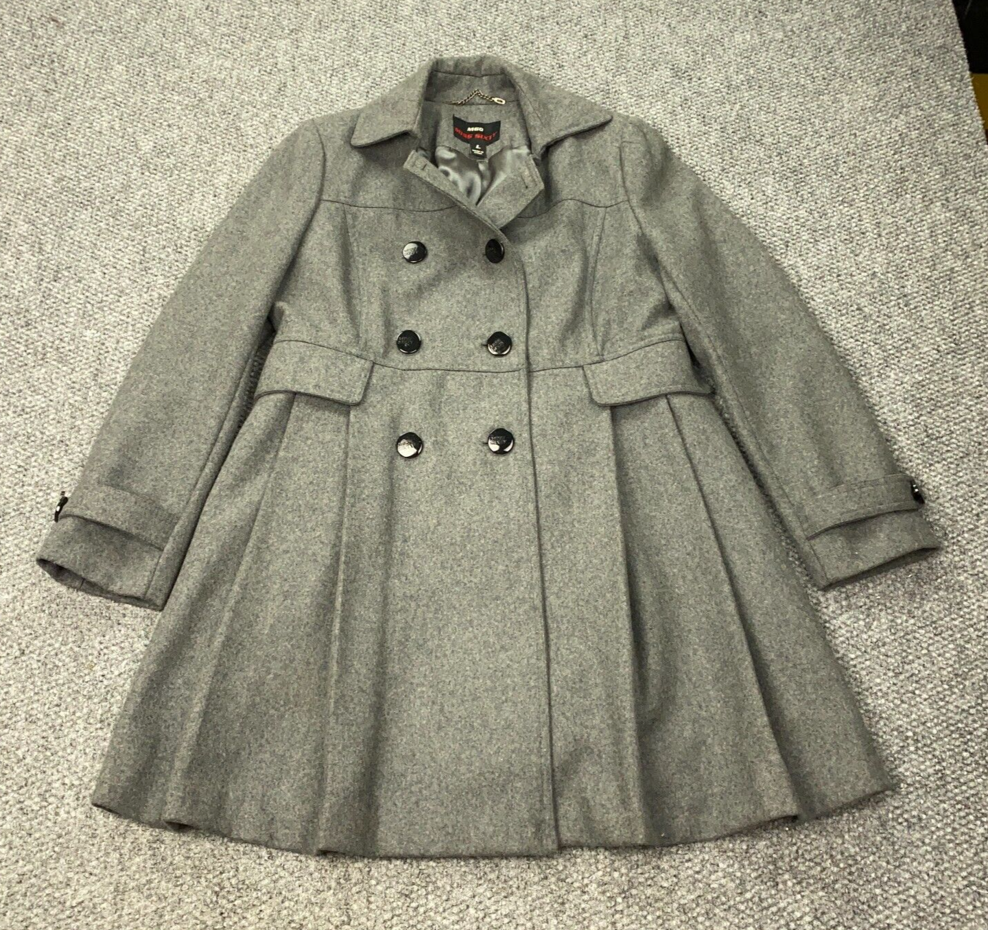 6 roku melton jacket coat グレー 36 6 roku melton jacket coat グレー 36 6 roku melton jacket