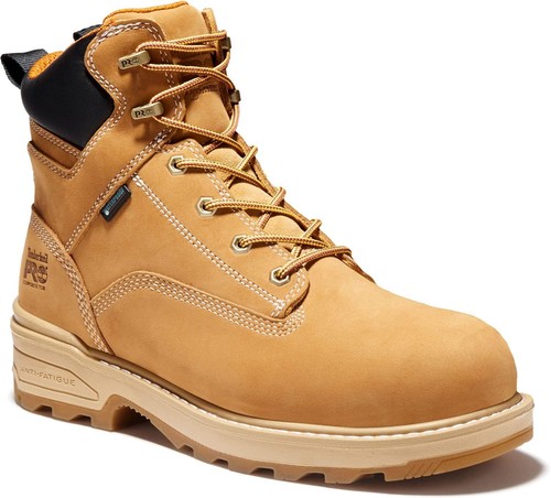 Pre-owned Timberland Pro Men's 6" Resistor Composite-toe Waterproof Insulated Work Boot In Wheat