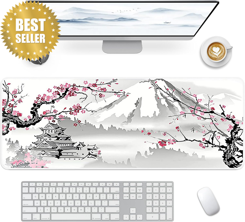 Mouse Pad, Computer Desk Mat 90 X 40 Cm Large Mousepad Desk Pad Mat, XXL Extende