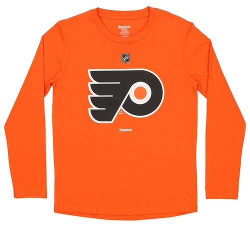 Футболка Reebok NHL Youth Philadelphia Flyers с логотипом команды, оранжевая