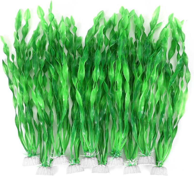 Fish Tank Decorations,Fish Tank Plants, Aquarium Plants Plastic, 12Inch Tall Aqu