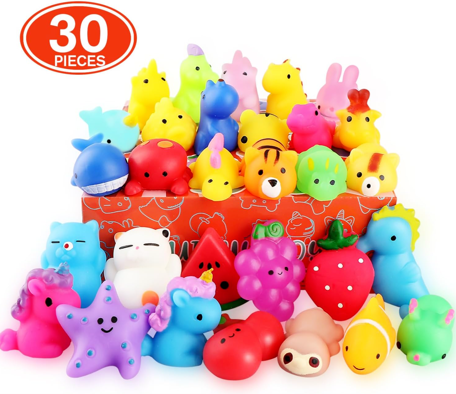 30Pcs Squishies Squishy Toys Mochi Squishy Toy for Kids 30Pcs Squishies Squishy Toys Mochi Squishy Toy for Kids