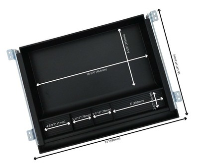 Pencil Drawer by NYCCO Underdesk Drawer 23 Inch Wide - Ball... - FREE 2 Day Ship