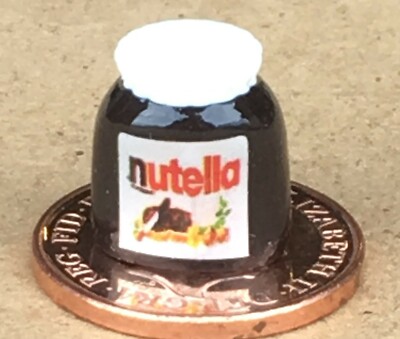 1:12 Scale Empty Plastic Nutella Jar Tumdee Dolls House Kitchen Accessory