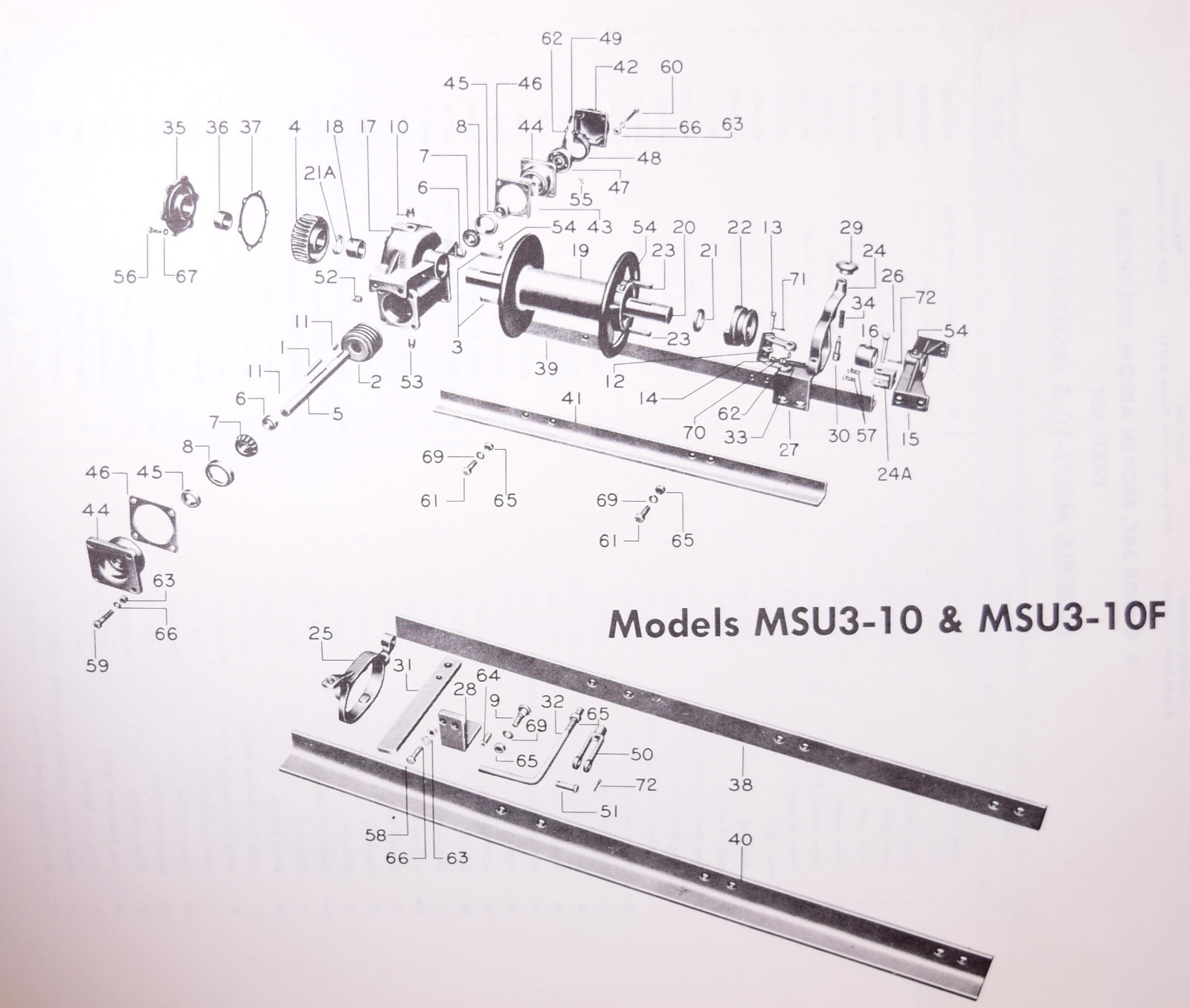 Sterling Model B7 Parts Diagram Manual