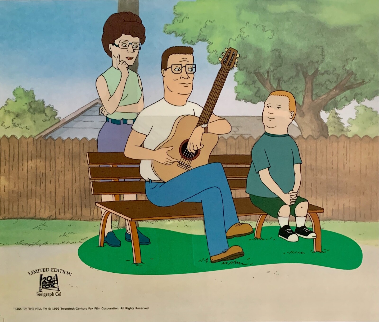 KING OF THE HILL Animation Sericel Art Cel 20th Century Fox Mike Judge