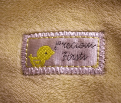 Carter's Precious Firsts * DUCK lovey security blanket RATTLE Plush doll 2011