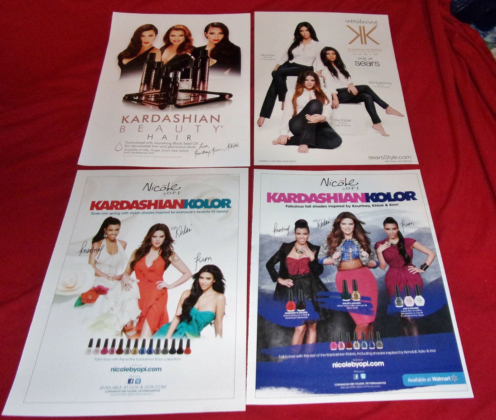 Kim, Kourtney & Khloe,Kylie,Kendall Kardashian Jenner Magazine Clippings & Ads