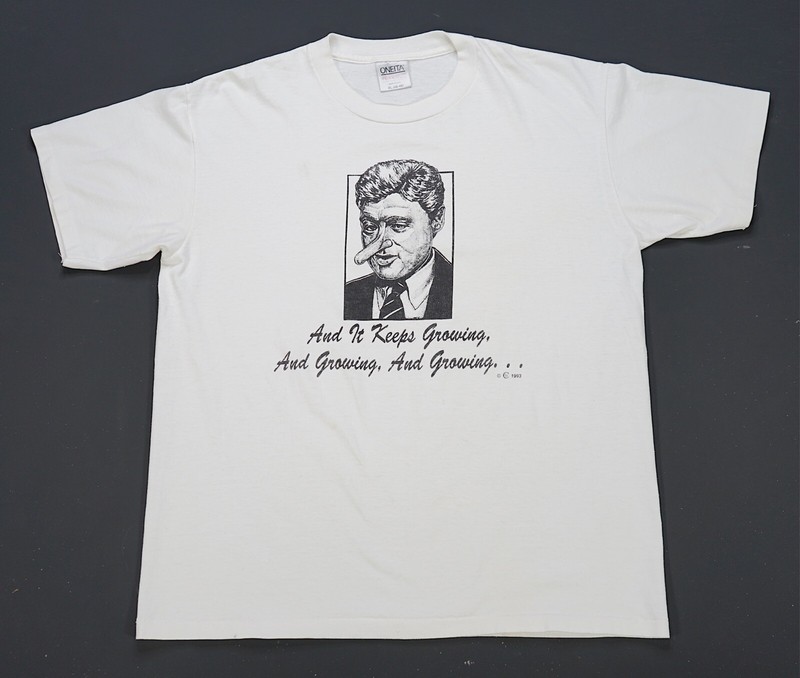 Rare VTG President Bill Clinton Pinocchio Nose Keeps Growing