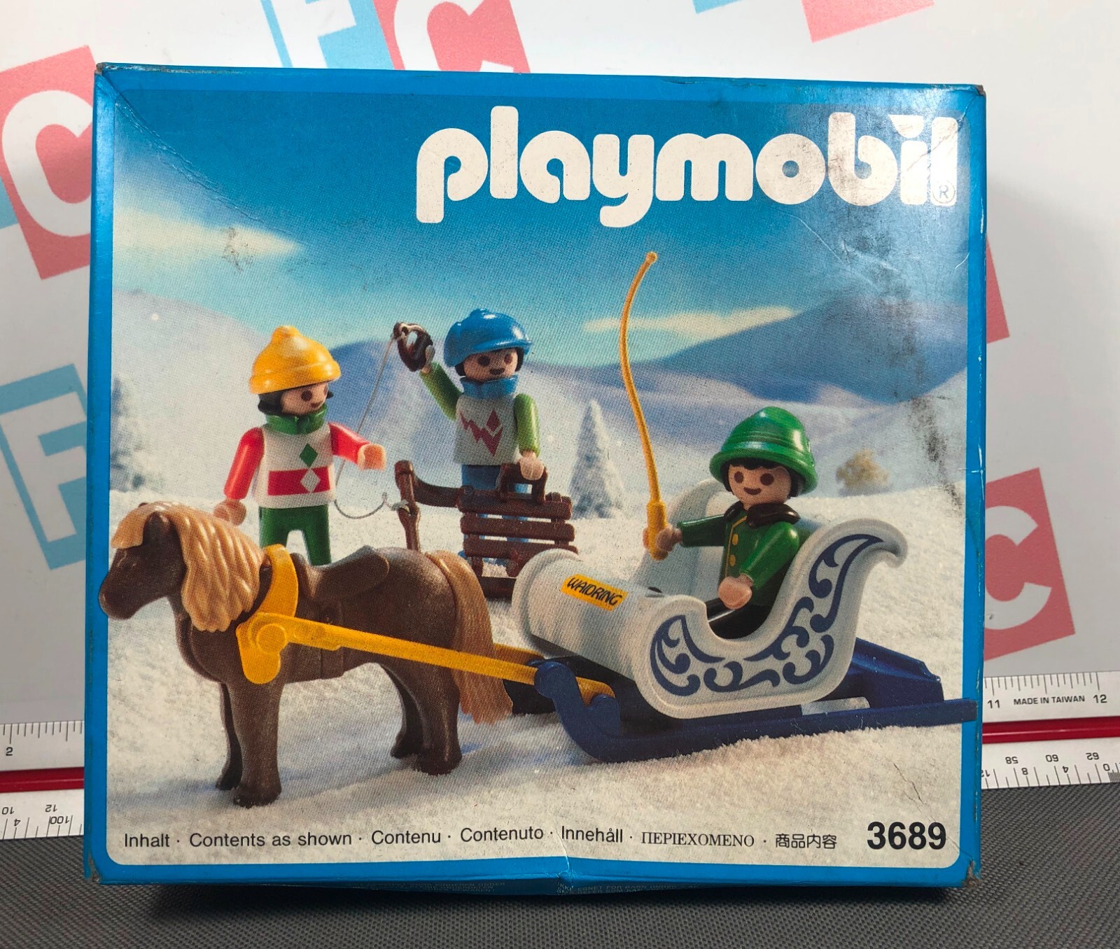 廃盤 playmobil 3899 フィギュアセット 1997) Playmobil 3899 Blue Knight with ruined Tower