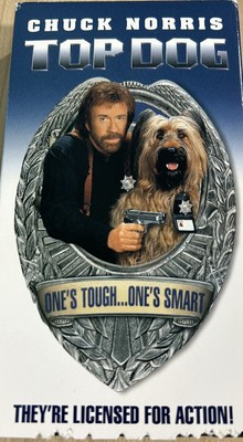 Top Dog Chuck Norris VHS Tape