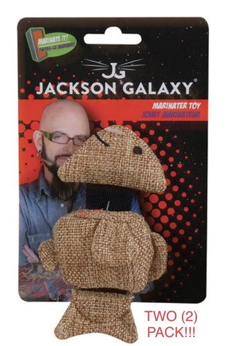 Petmate Jackson Galaxy MARINATER Cat toy 4” FISH INFUSE w/