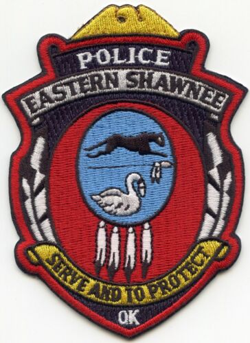 EASTERN SHAWNEE INDIAN TRIBE OKLAHOMA TRIBAL POLICE PATCH