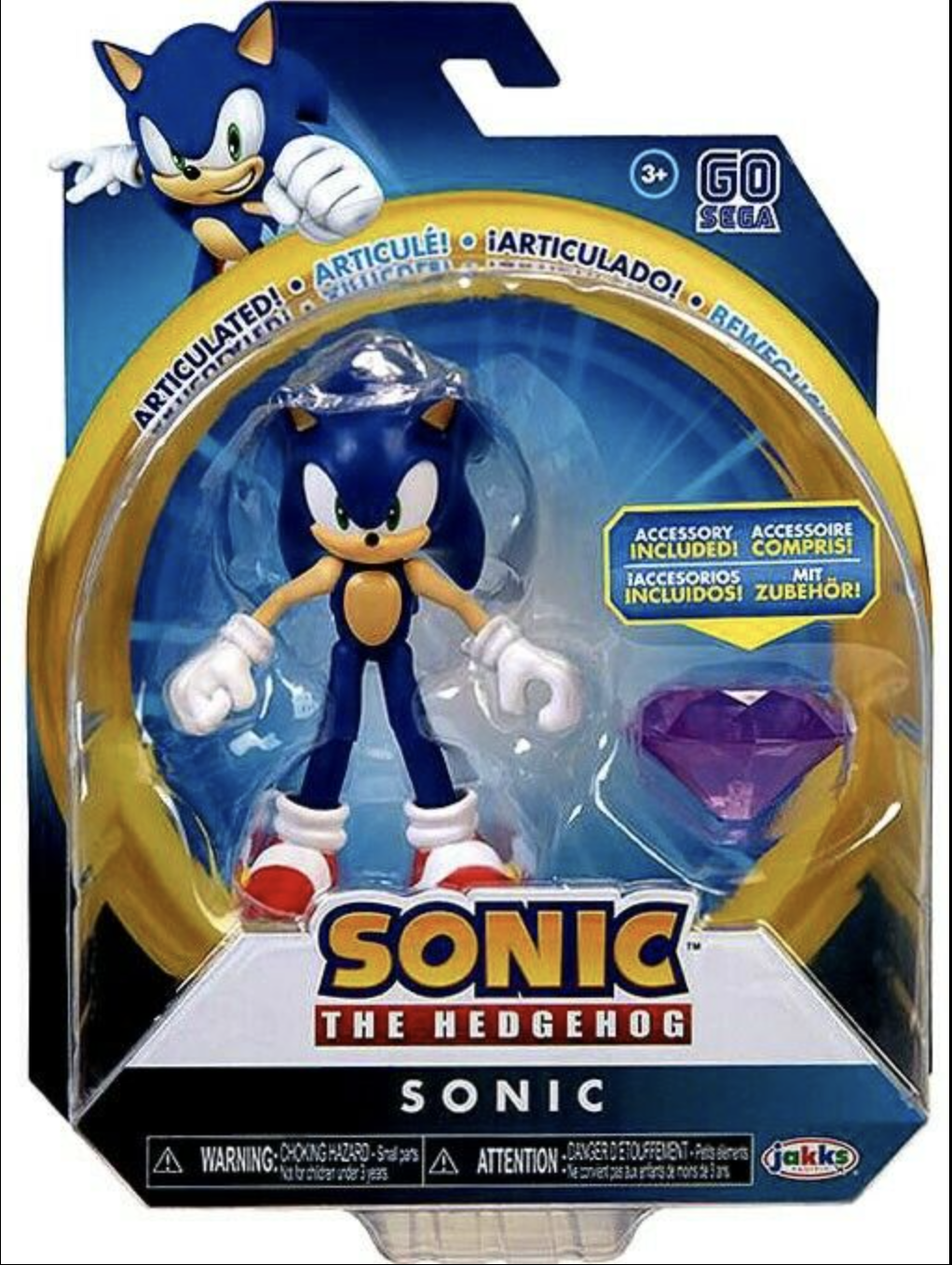 Sonic The Hedgehog - Articulated Sonic Action Figure with