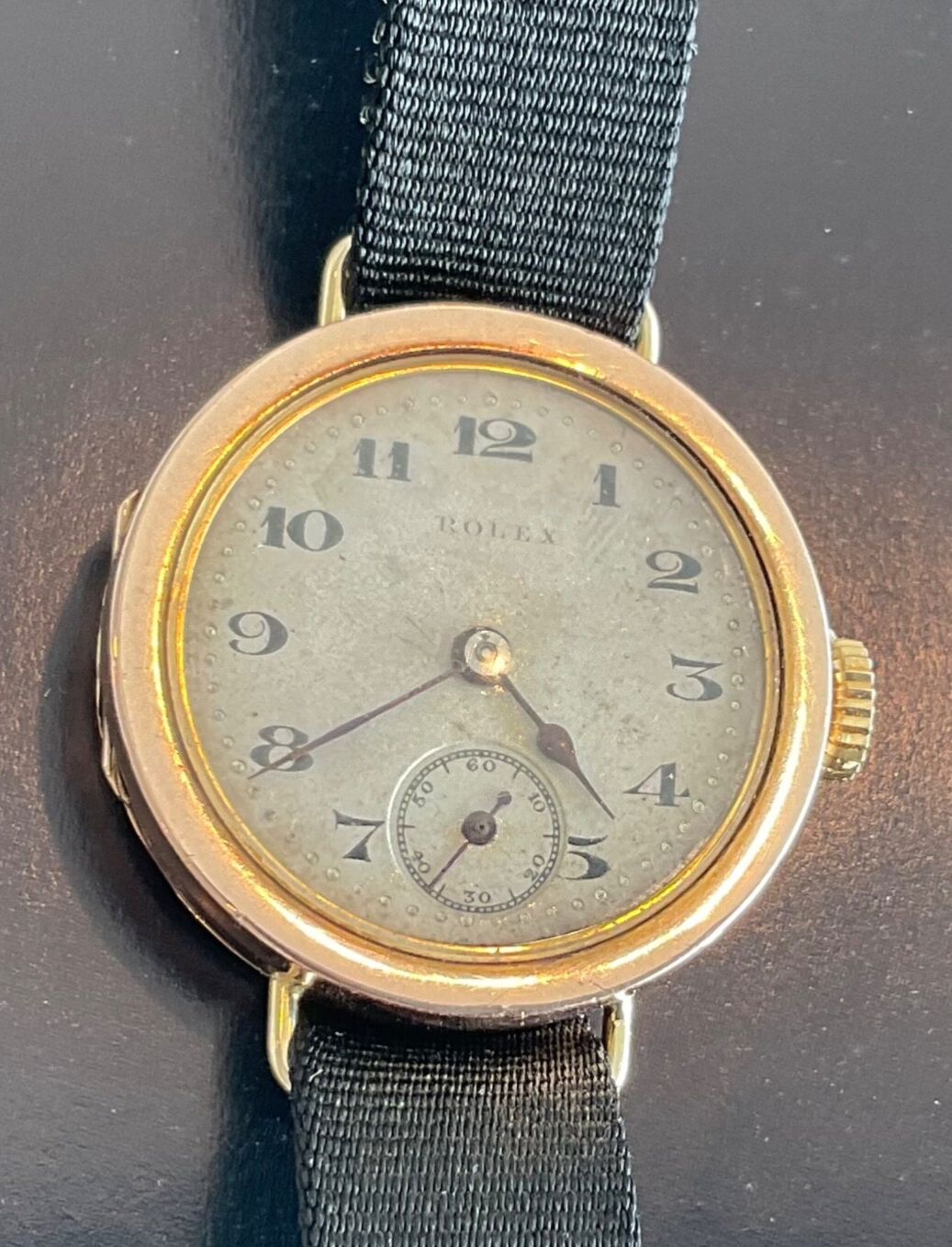 【美品】THE VINTAGE ROLEX Vintage 1919 Solid GOLD ROLEX Original dial with Sub-Seconds