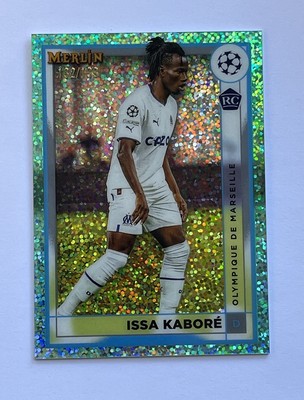 /199 2023 Topps Merlin Chrome Issa Kabore Olympique de Marseille RC Refractor