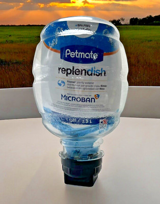 Petmate Replendish Gravity Waterer With Microban for Cats and Dogs, 5 Gallon