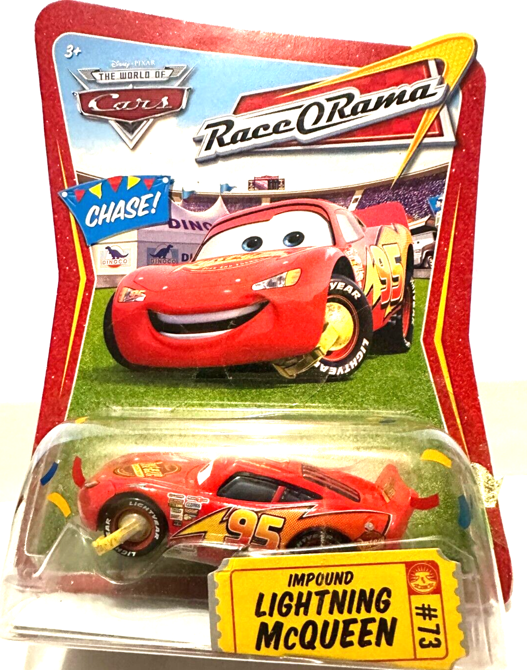 IMPOUND マックィーン マックイーン カーズ ミニカー IMPOUND LIGHTNING McQUEEN CHASE #73 DISNEY PIXAR CARS RACE O