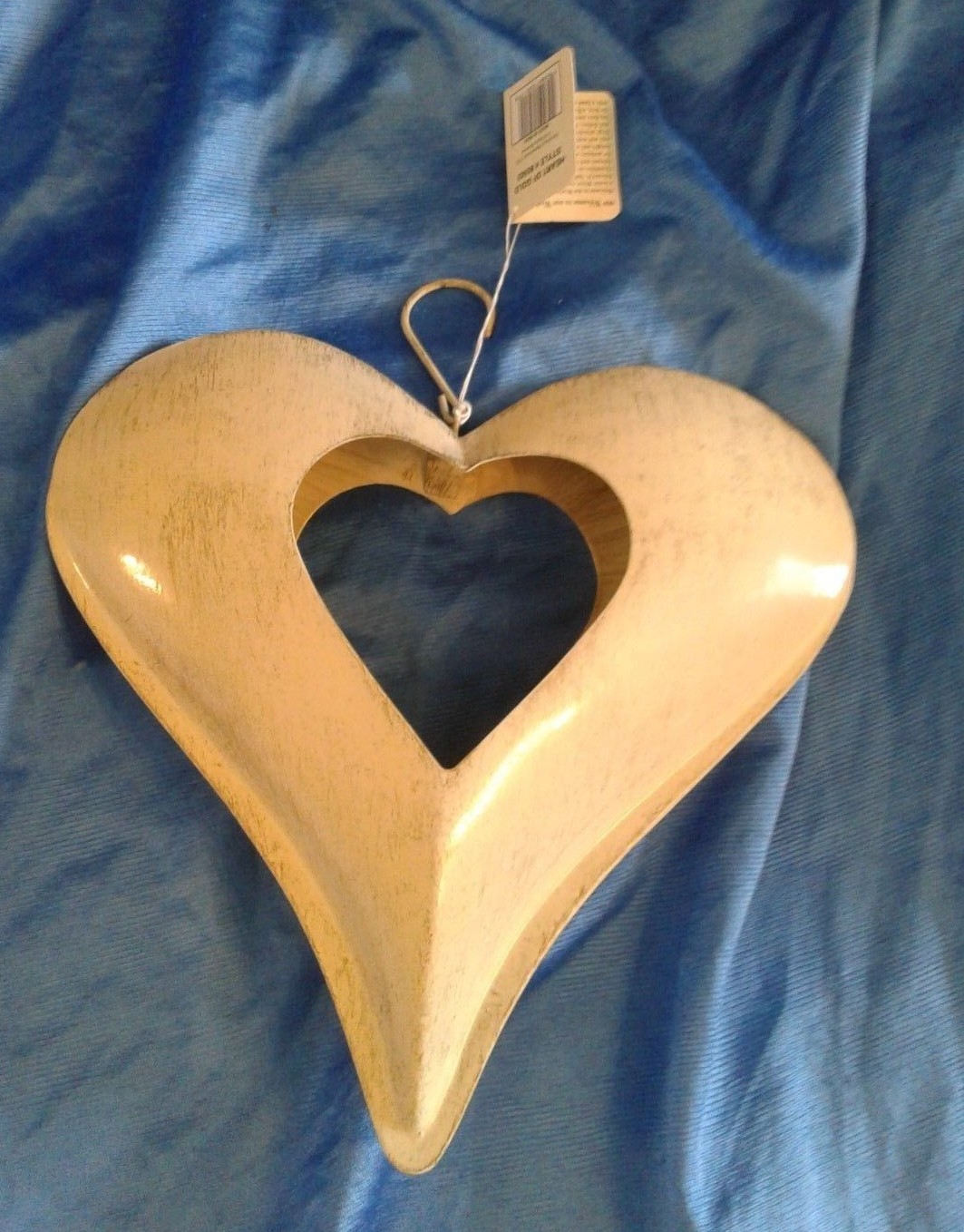 Heart Shaped Tea Light Candle Hanging METAL BOYDS Valentine's Day Henry Curtis