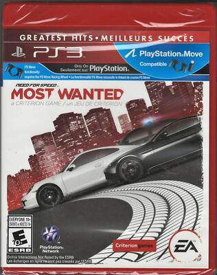 Need for Speed: Most Wanted (Greatest Hits) PS3 (Brand New Factory Sealed US Ver