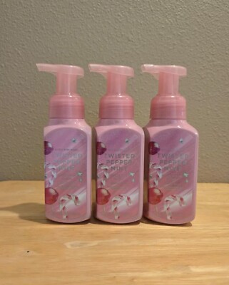Bath & and Body Works Twisted Peppermint Foaming Hand Soap - 3 pc