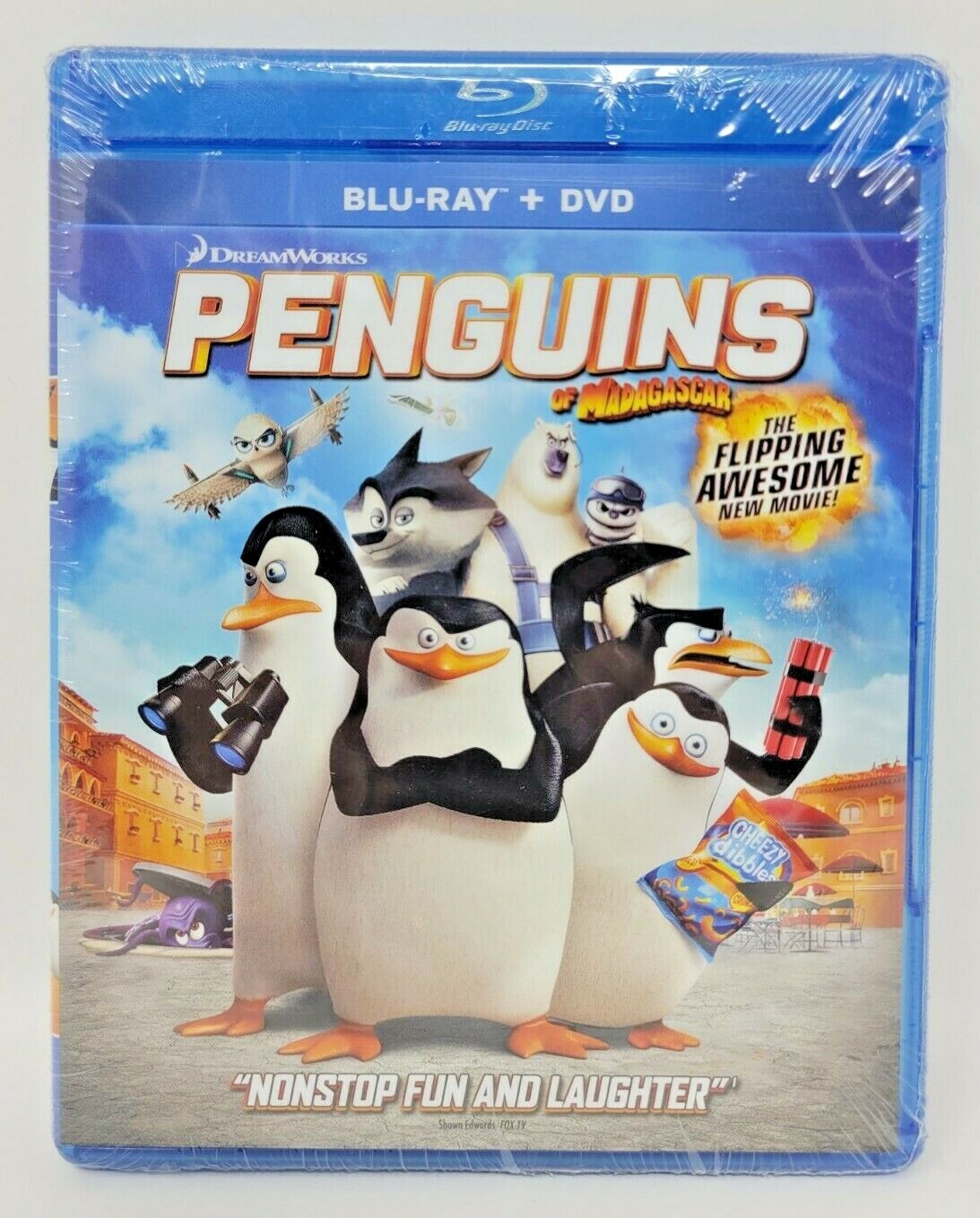 Penguins Of Madagascar Blu-ray and DVD Widescreen 2014 Movie